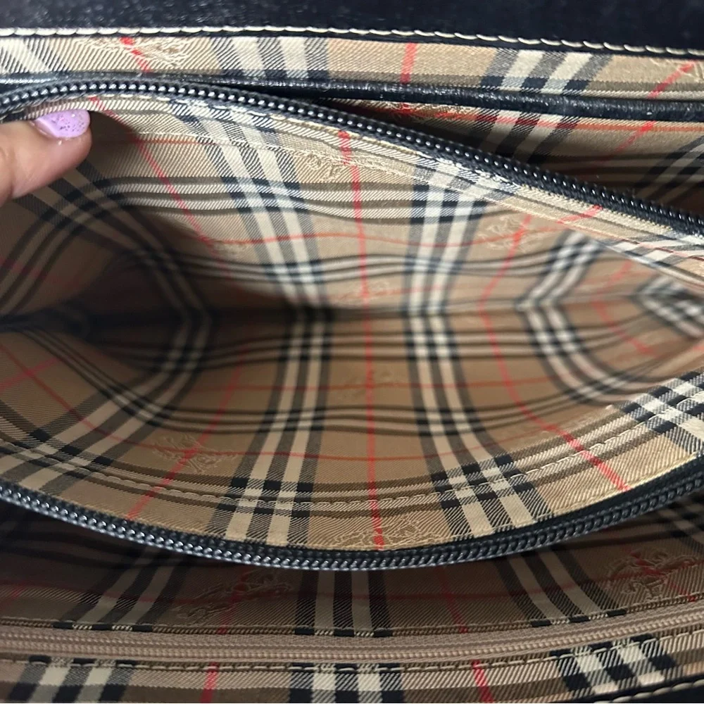 Burberry Black Leather Bag